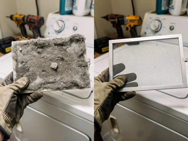 Professional lint trap cleaning by Tallmadge Dryer Vent Cleaning in Tallmadge