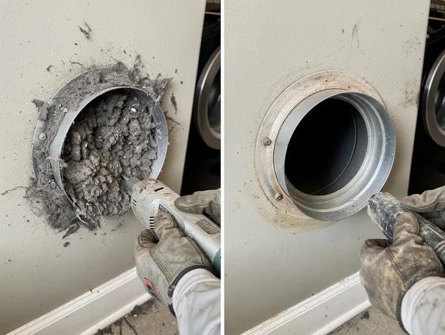 Professional clogged vent cleaning by Tallmadge Dryer Vent Cleaning in Tallmadge