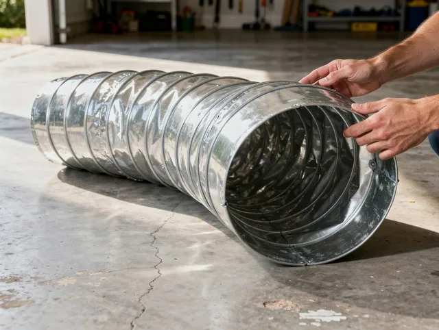 Tallmadge Dryer Vent Cleaning specialist using advanced equipment for thorough duct cleaning in Tallmadge