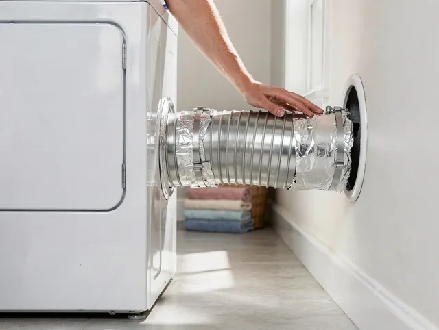 Professional dryer vent hose installation by Tallmadge Dryer Vent Cleaning in Tallmadge